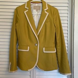 🌼BANANA REPUBLIC Tipped
Blazer schoolboy jacket - mustard yellow🌼